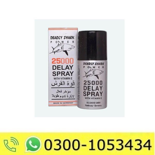 Deadly Shark 25000 Delay Spray For Men 40ml Price in Pakistan