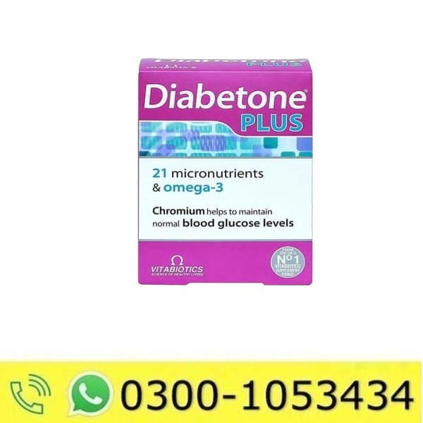 Diabetone Plus Omega-3 Tablet Price in Pakistan