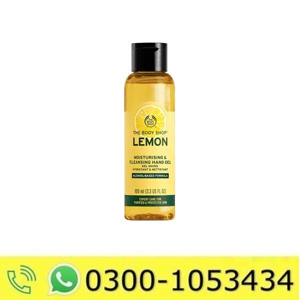 The Body Shop Lemon Moisturising and Cleansing Hand Gel Price in Pakistan